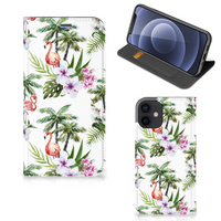 iPhone 12 Mini Hoesje maken Flamingo Palms - thumbnail