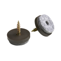 Metafranc parketglijder+stift 20mm br 20st nl - wu0644206