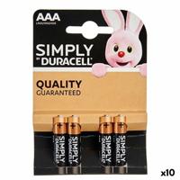 LR03 Alkalinebatterijen DURACELL (10 Stuks) LR03 Alkalinebatterijen DURACELL (10 Stuks)