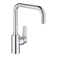 GROHE Eurodisc Cosmopolitan Keukenkraan - hoog - chroom 32259003