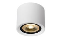 Lucide FEDLER - Plafondspot - Ø 12 cm - LED Dim to warm - GU10 (ES111) - 1x12W 2200K/3000K - Wit