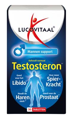 Lucovitaal Voedingssupplementen Testosteron Mannen Support 30Tabletten