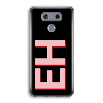 Monogram: LG G6 Transparant Hoesje