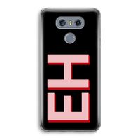 Monogram: LG G6 Transparant Hoesje
