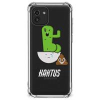 Samsung Galaxy A03 Stevig | Bumper Hoesje | Cactus Poo
