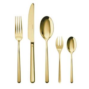 Sambonet Bestekset Linear - Goud - 30 delig | 6 personen