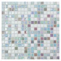 Glass Motion Elbe mozaiek 15x15mm wit glans