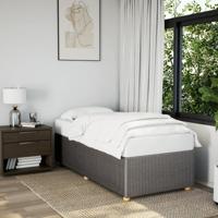 Bedframe zonder matras 90x200 cm stof taupe