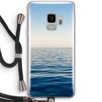 Water horizon: Samsung Galaxy S9 Transparant Hoesje met koord