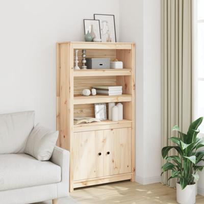 Hoge kast 80x35x154 cm massief grenenhout