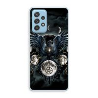 Sinister Wings: Samsung Galaxy A73 Transparant Hoesje