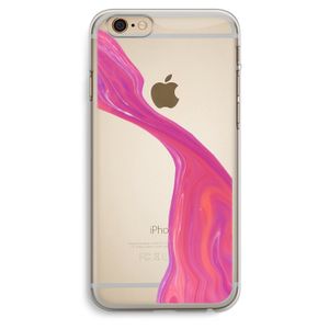 Paarse stroom: iPhone 6 Plus / 6S Plus Transparant Hoesje