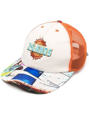 Just Don casquette 'Islands' à empiècement en mesh - Blanc