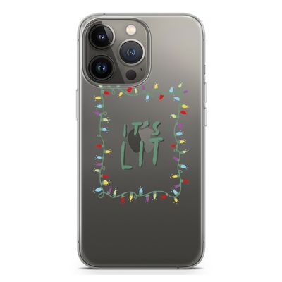 It's Lit: iPhone 13 Pro Transparant Hoesje