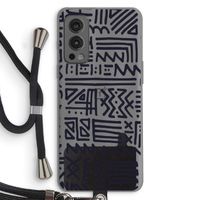 Marrakech print: OnePlus Nord 2 5G Transparant Hoesje met koord