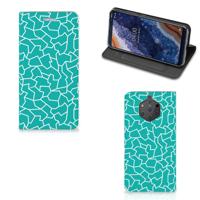 Nokia 9 PureView | Bookcase | Cracks Blue