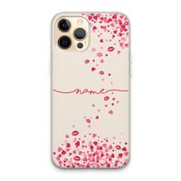 Hartjes en kusjes: iPhone 13 Pro Max Transparant Hoesje