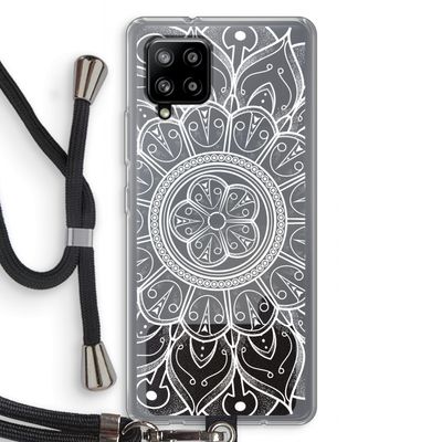 Roses Are Red: Samsung Galaxy A42 5G Transparant Hoesje met koord