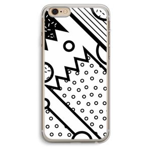 Pop Art #4: iPhone 6 Plus / 6S Plus Transparant Hoesje