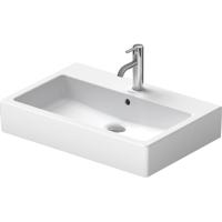 Duravit Vero wastafel 70x47cm met kraangat en overloop met wondergliss wit 04547000001 - thumbnail