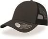 Atlantis AT511 Rapper Cotton Cap - Dark-Grey/Black - One Size