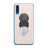 Marmeren cirkels: Samsung Galaxy A50 Transparant Hoesje