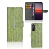 Sony Xperia 5II | Book Style Case | Green Wood