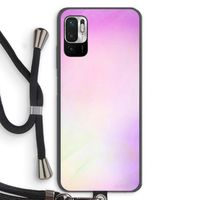Flow mist pastel: Xiaomi Redmi Note 10 5G Transparant Hoesje met koord