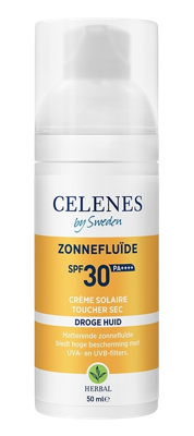 Celenes by Sweden Herbal Sun Dry Touch Fluïde SPF30+ Zonnecrème
