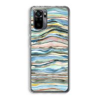 Watercolor Agate: Xiaomi Redmi Note 10 Pro Transparant Hoesje
