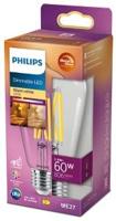 Philips LED ST64 E27 5,9-60W filament helder WarmGlow blister - 5102586