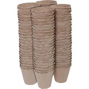 Stekpotje / kweekpot - 96x stuks - 6 cm - turfpotjes