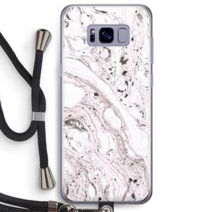 Mengelmoes: Samsung Galaxy S8 Plus Transparant Hoesje met koord