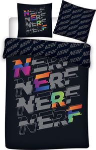 Nerf Dekbedovertrek Logo 140 x 200 cm - Bio Katoen