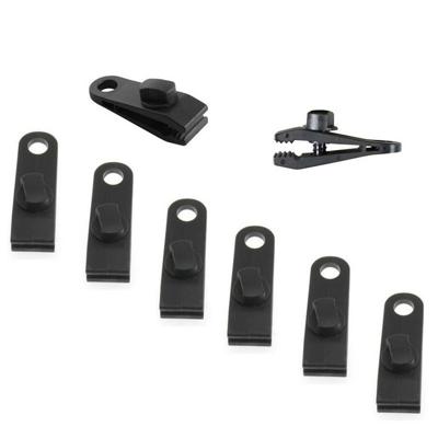 Zeilklemmen - 20x - kunststof - zeilclips voor afdekzeilen
