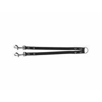 Koppeling voor 2-hondenriem Trixie Zwart 30 cm S/M