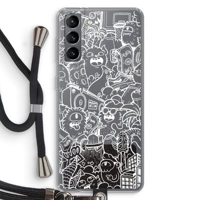 Vexx City #2: Samsung Galaxy S21 Transparant Hoesje met koord