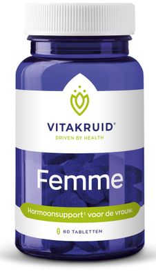 Vitakruid Femme Hormoon support oa Maca & Saffraan 60