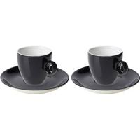 Maastricht Porselein Koffieset Bart Colour 17cl Zwart 2 stuk(s)