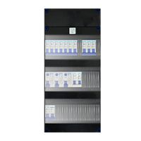 GACIA groepenkast 10 groepen kookgroep 1 fase 230V 3 aardlekschakelaars 30mA 3 rijen 220x480mm