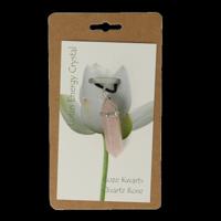 Steengoed Energiekristal roze kwarts 1 Stuks