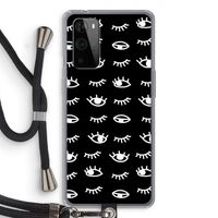 Eye pattern #3: OnePlus 9 Pro Transparant Hoesje met koord