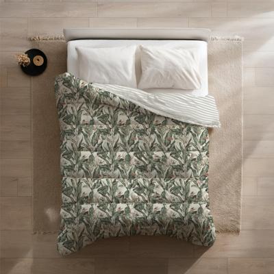 Easy Dekbed Floral Green Bloemen 240x200 Cm Warmteklasse 2 (winter) & Anti Allergie & Anti Huisstofmijt Zydante - Dekbed-Discounter.nl