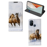 OnePlus Nord N100 Hoesje maken Paarden - thumbnail