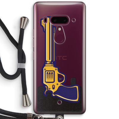 Pew Pew Pew: HTC U12+ Transparant Hoesje met koord
