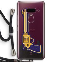 Pew Pew Pew: HTC U12+ Transparant Hoesje met koord Pew Pew Pew: HTC U12+ Transparant Hoesje met koord