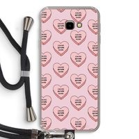 Chicks before dicks: Samsung Galaxy J4 Plus Transparant Hoesje met koord