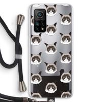 It's a Purrr Case: Xiaomi Mi 10T 5G Transparant Hoesje met koord