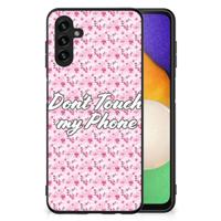 Samsung Galaxy A13 5G | A04s | Telefoon Hoesje | Flowers Pink DTMP
