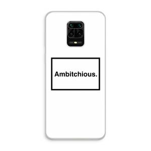 Ambitchious: Xiaomi Redmi Note 10 Lite Transparant Hoesje
